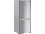 Liebherr -   Koel-vriescombinatie Zilver, Witgoed en Apparatuur, Koelkasten en IJskasten, 120 tot 140 cm, 200 liter of meer, Verzenden
