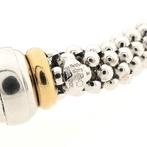 Fope bicolor gouden mesh schakelcollier (Ketting), Sieraden, Tassen en Uiterlijk, Ophalen of Verzenden, Gebruikt, Overige kleuren