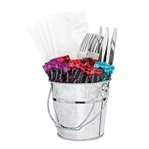 Olympia ronde gegalvaniseerde emmer 13cm, Huis en Inrichting, Keuken | Bestek, Verzenden