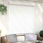 vidaXL Rolluik 140x150 cm aluminium wit, Verzenden, Nieuw