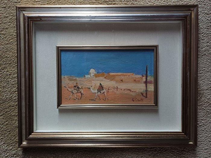 Luigi Giliberto (1938) - Scena orientalista, Antiek en Kunst, Kunst | Schilderijen | Klassiek