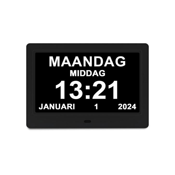 GEASY Klok voor slechtzienden en blinden – Dementieklok - 7, Huis en Inrichting, Woonaccessoires | Klokken, Verzenden