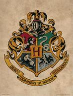 Kunstdruk Harry Potter Hogwarts Crest 30x40cm, Verzenden, Nieuw