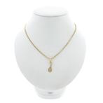 Gouden hanger/bedel van een tennisracket (ketting hanger), Ophalen of Verzenden, Gebruikt, Goud, Overige merken