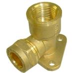 Riko P-803Wp Messing Knel Muurplaat 1/2 Binnendraads x 12, Doe-het-zelf en Verbouw, Ophalen of Verzenden, Nieuw