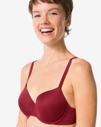 HEMA Voorgevormde bh met beugel donkerrood, Verzenden
