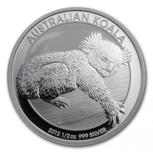 Koala 1/2 oz 2012 (118.577 oplage), Postzegels en Munten, Munten | Oceanië, Losse munt, Zilver, Verzenden
