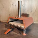 Pizzaoven RVS houtgestookt pellets pizza oven tafelmodel, Ophalen of Verzenden, Nieuw, Buitenkado, Met accessoires