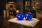 Presse-papier (2) - Glass Spheres - Blue Pendulum - Glas