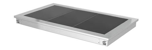 GGM Gastro | Inbouw warmhoudplaat - 1,1m - 3x GN 1/1 |, Zakelijke goederen, Horeca | Meubilair en Inrichting, Verzenden
