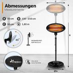TRESKO Infrarood staande warmtestraler, 2000 W, elektrische, Verzenden, Nieuw