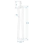 ProPlus Spanrubber met S-haak - 20 cm - zwart - ideaal vo..., Ophalen of Verzenden, Nieuw