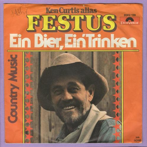 Ken Curtis (Festus) – Ein Bier, Ein Trinken / Country ..., Cd's en Dvd's, Vinyl Singles, Verzenden