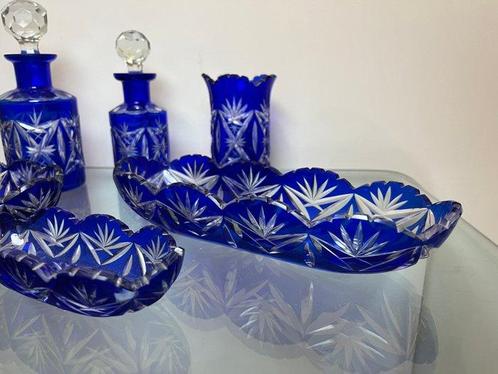 Art Deco Toiletset (6) - baccarat, Antiek en Kunst, Antiek | Glas en Kristal