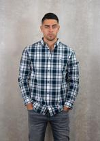 -30% Tommy Hilfiger  Tommy Hilfiger Tjm reg poplin check shi, Verzenden, Nieuw, Blauw