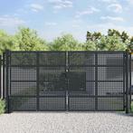 vidaXL Poort 400x200 cm staal antracietkleurig, Verzenden, Nieuw