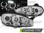 Koplampen dual halo rims MAZDA MX5 01-05 ANGEL EYES CHROOM, Auto-onderdelen, Ophalen of Verzenden, Nieuw