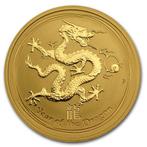 Gouden Lunar II - 1/2 oz 2012 Year of the Dragon, Verzenden, Losse munt, Goud