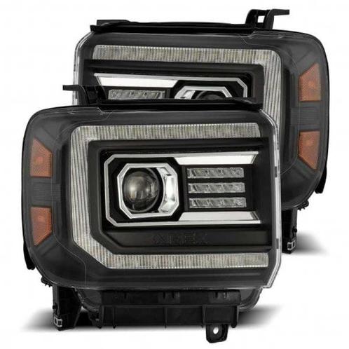 AlphaRex 14-18 GMC Sierra LUXX LED Proj Headlights Plank, Auto-onderdelen, Verlichting, Ophalen of Verzenden
