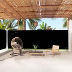 vidaXL Windscherm uittrekbaar 200x1000 cm zwart, Tuin en Terras, Verzenden, Nieuw