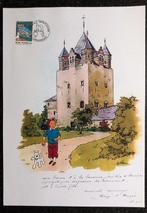 Kuifje - 1 Beperkte oplage stempel - Eerste dag vel Tintin, Boeken, Nieuw