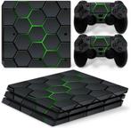 Hex Lime - PS4 Pro Console Skins PlayStation Stickers