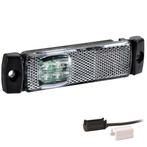 LED markeringslicht wit  | 12-24v | 1,5mm connector, Verzenden, Nieuw