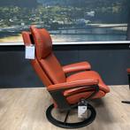 Stressless Aura L relaxfauteuil, Nieuw, Leer, Ophalen of Verzenden, Rood