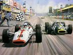 Honda F1 - John Surtees - 1967 - Print, Verzamelen, Nieuw