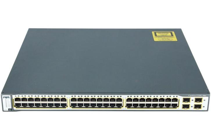 Cisco Catalyst WS-C3750G-48TS-S, Computers en Software, Netwerk switches, Zo goed als nieuw, Ophalen of Verzenden