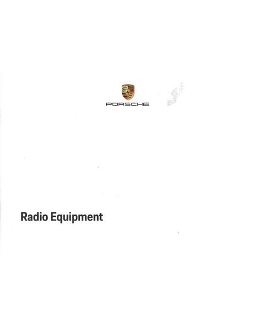 2020 PORSCHE RADIO EQUIPMENT HANDLEIDING, Boeken, Auto's | Folders en Tijdschriften, Porsche