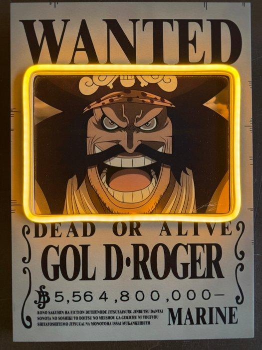 LEDMansion - Gezocht Gol D. Roger - 25x35cm - LEDMansion -, Spelcomputers en Games, Spelcomputers | Overige Accessoires