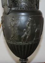 Vaas gemonteerde lamp - Zinklegering - Antieke lamp vaas
