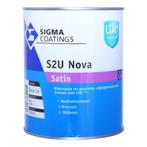 Sigma S2U Nova Satin - D6.10.30 Ongeveer RAL 8014 Sepiabr..., Doe-het-zelf en Verbouw, Verf, Beits en Lak, Bruin, Nieuw, Ophalen of Verzenden