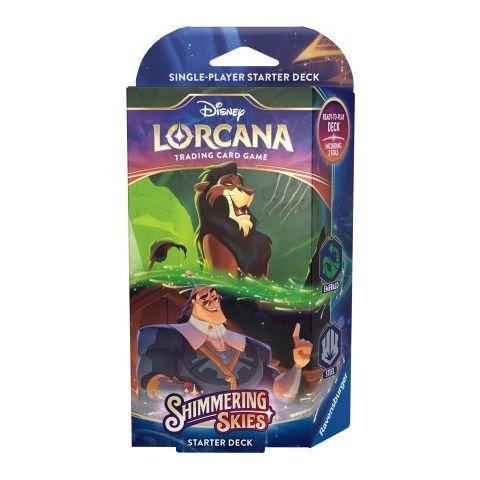 Disney Lorcana Shimmering Skies Starter Deck, Verzamelen, Disney, Nieuw, Verzenden