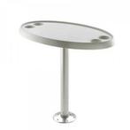 Ovale Boottafel Set 46x76cm Wit Inclusief Quick Release Tafe, Ophalen of Verzenden, Nieuw