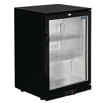 Polar G-serie barkoeling met klapdeur zwart 138L, Zakelijke goederen, Horeca | Keukenapparatuur, Nieuw in verpakking, Verzenden