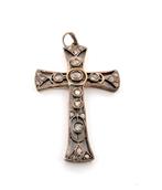 Zonder Minimumprijs - Hanger - 10 kt. Geel goud, Zilver -, Sieraden, Tassen en Uiterlijk, Antieke sieraden