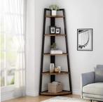 Industriële Hoekboekenkast – 5 Lagen Ladderkast Metaal, Huis en Inrichting, Kasten | Boekenkasten, Verzenden, Nieuw