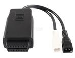 Jaltest Volkswagen 2+2 Pins OBD1 - 16 Pins OBD2 Verloopkabel, Verzenden, Nieuw