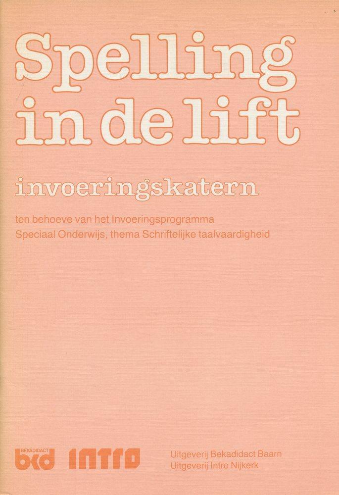 Spelling in de Lift invoeringskatern, Boeken, Schoolboeken, Nieuw, Verzenden