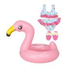 Poppen Zwemset Flamingo, 35-45 cm, Nieuw, Overige typen, Ophalen of Verzenden