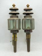 Wandlamp (2) - Messing, Kristal - auto-achterlichten