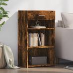 vidaXL Dressoir 50x42,5x93 cm bewerkt hout gerookt, Huis en Inrichting, Kasten | Dressoirs, Verzenden, Nieuw, 50 tot 100 cm, 25 tot 50 cm
