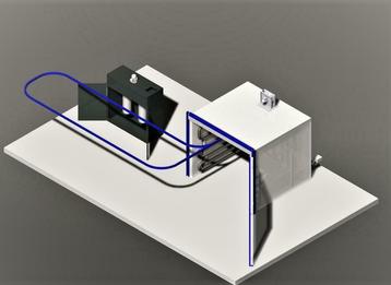 POEDERCOATOVEN, compacte uitvoering ENERGIEBESPAREND !! beschikbaar voor biedingen