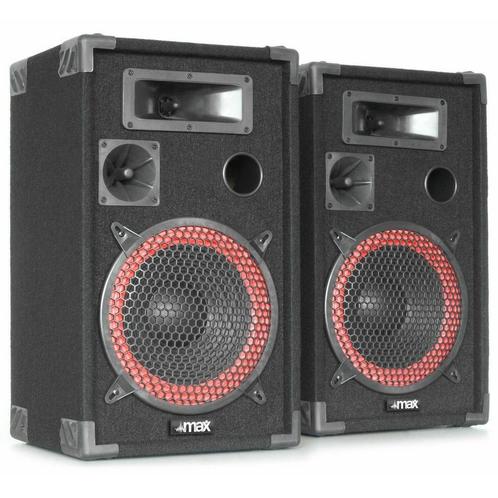 Retourdeal - MAX XEN-3508 set PA luidspreker boxen 8 500W, Audio, Tv en Foto, Luidsprekers, Zo goed als nieuw, Verzenden