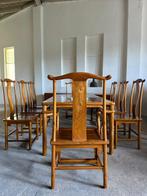 Stoel - Hout - Eettafel en 8 stoelen