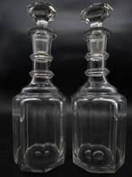 Karaf (2) - Gondola aan de vlakke kust. - Kristal, Antiek en Kunst, Antiek | Glas en Kristal