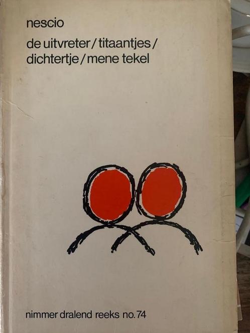 De uitvreter / Titaantjes / Dichtertje / Mene Tekel Nescio, Boeken, Overige Boeken, Gelezen, Verzenden