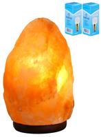 Zoutlamp 2-4kg met 2x Gloeilamp - 100% Himalaya Zout - Ta..., Huis en Inrichting, Lampen | Tafellampen, Ophalen of Verzenden, Nieuw